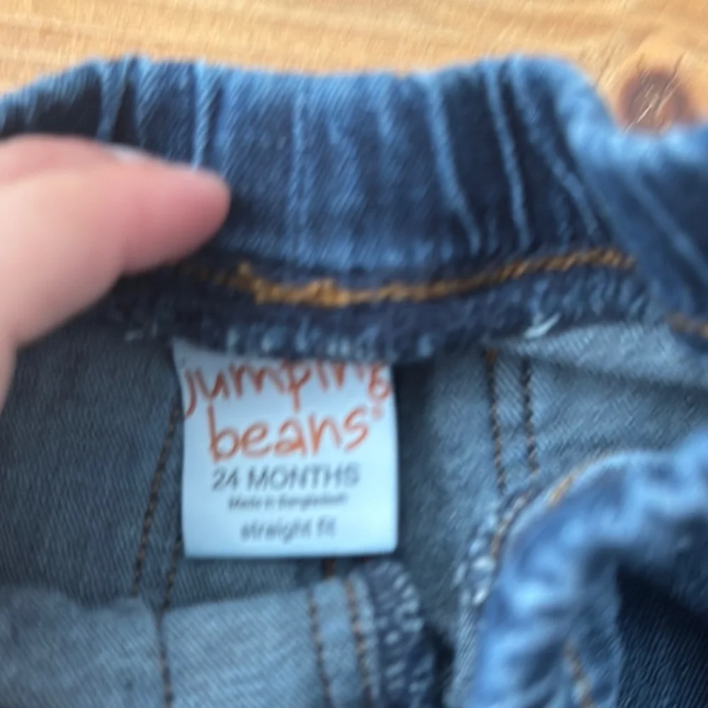Jumping Beans‎ Baby Boys Straight Fit Jeans Dark Wash Elastic Waist 24 Months
